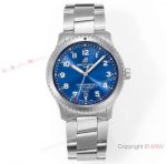 BLS Swiss Made Breitling Aviator 8 Automatic 41 Watch Blue Dial Stainless Steel